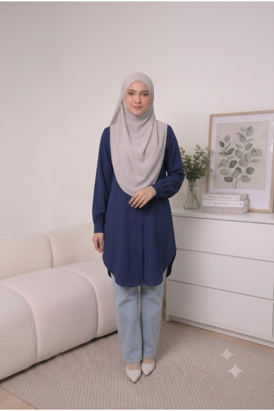 Dahlia in Navy Blue