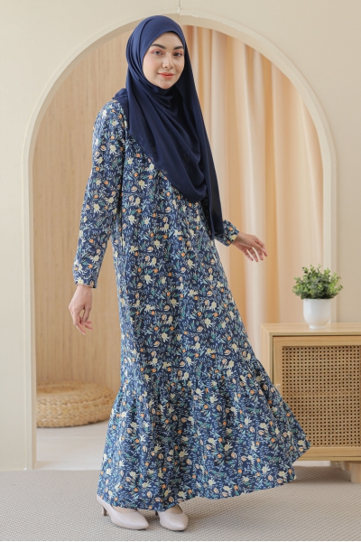 ALARA Dress in Prussian Blue