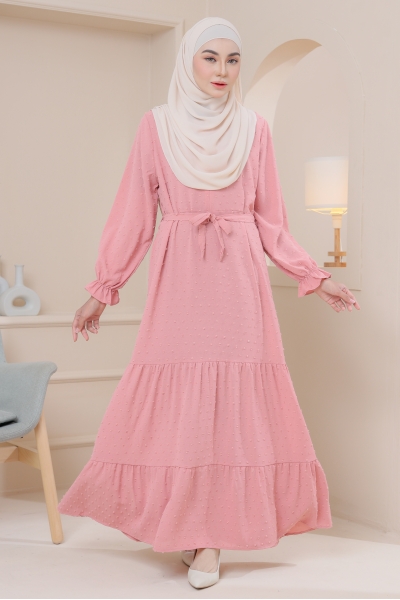 Darling Dress in Peach