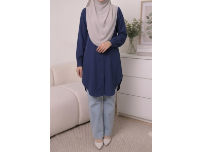 Dahlia in Navy Blue