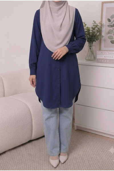 Dahlia in Navy Blue
