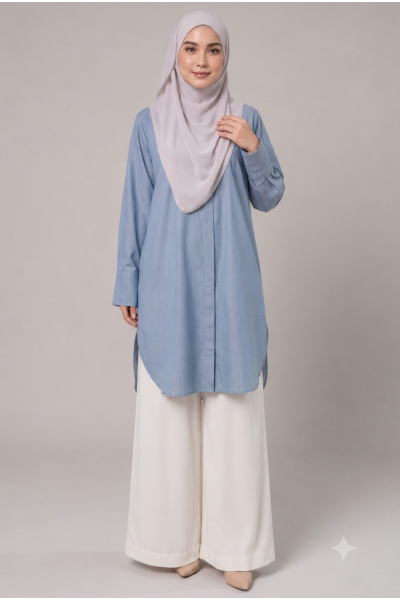 Eva in Sky Blue