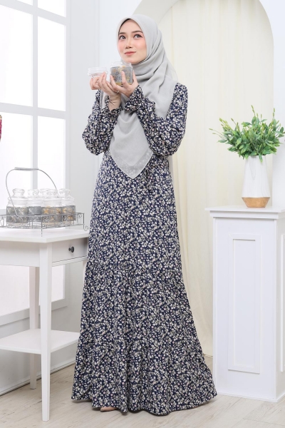 Pretty Dress in Navy Blue