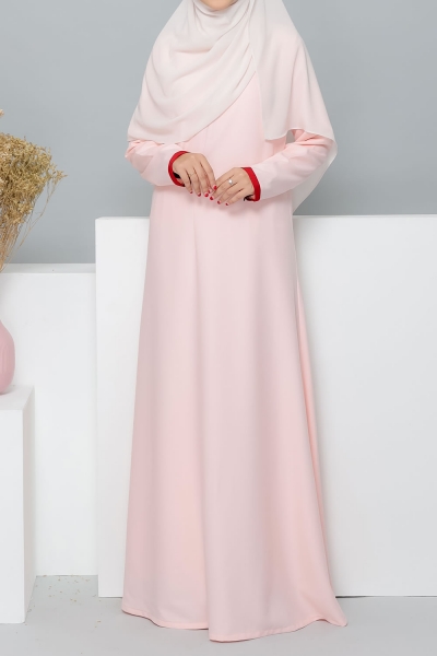 Dayana Dress in Pink Peach